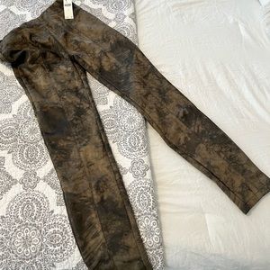New with tags Anthropologie suede leggings
